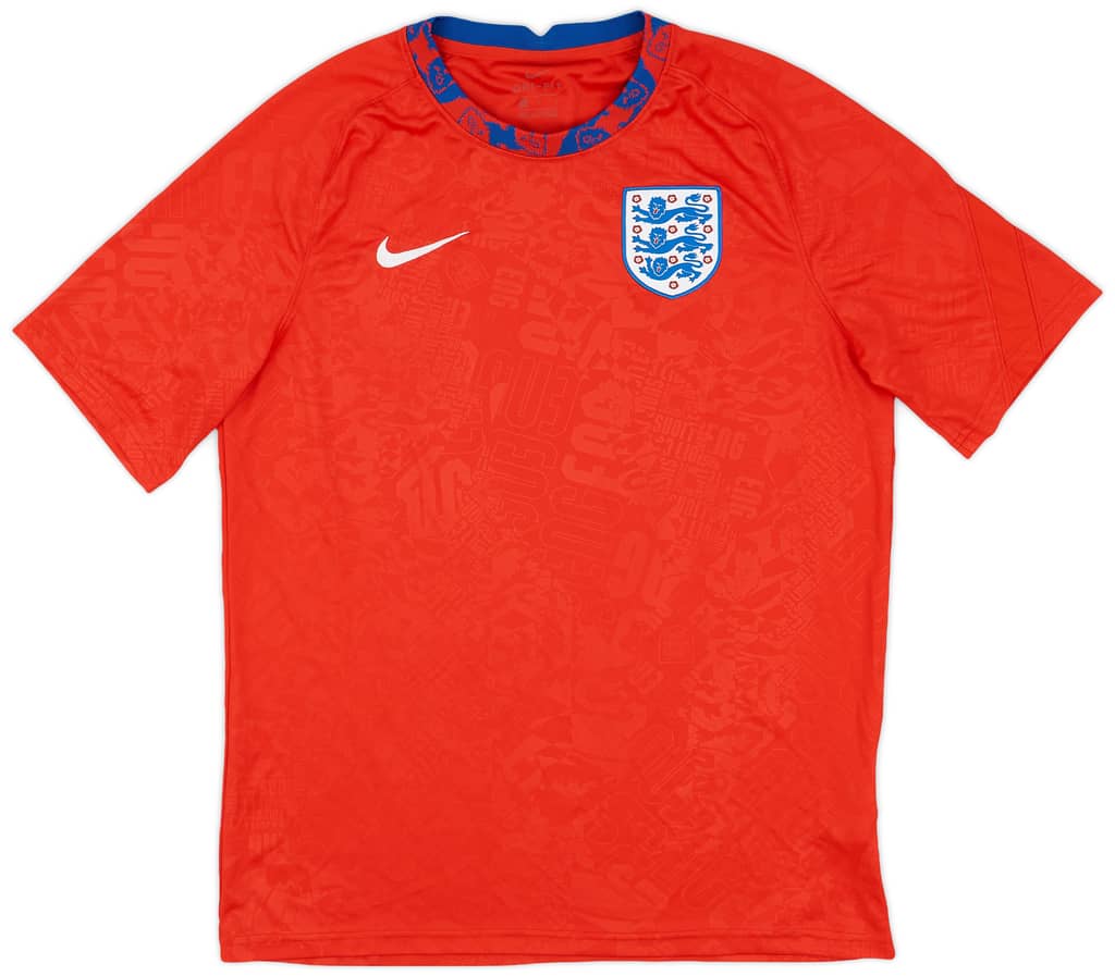 2020-21 England Nike Training Shirt - 9/10 - (L)