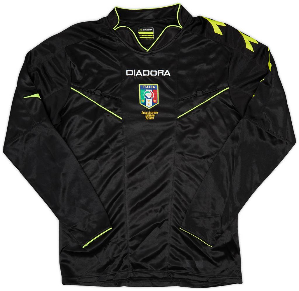 2013-14 Italy Diadora Referee L/S Shirt - 6/10 - (S)