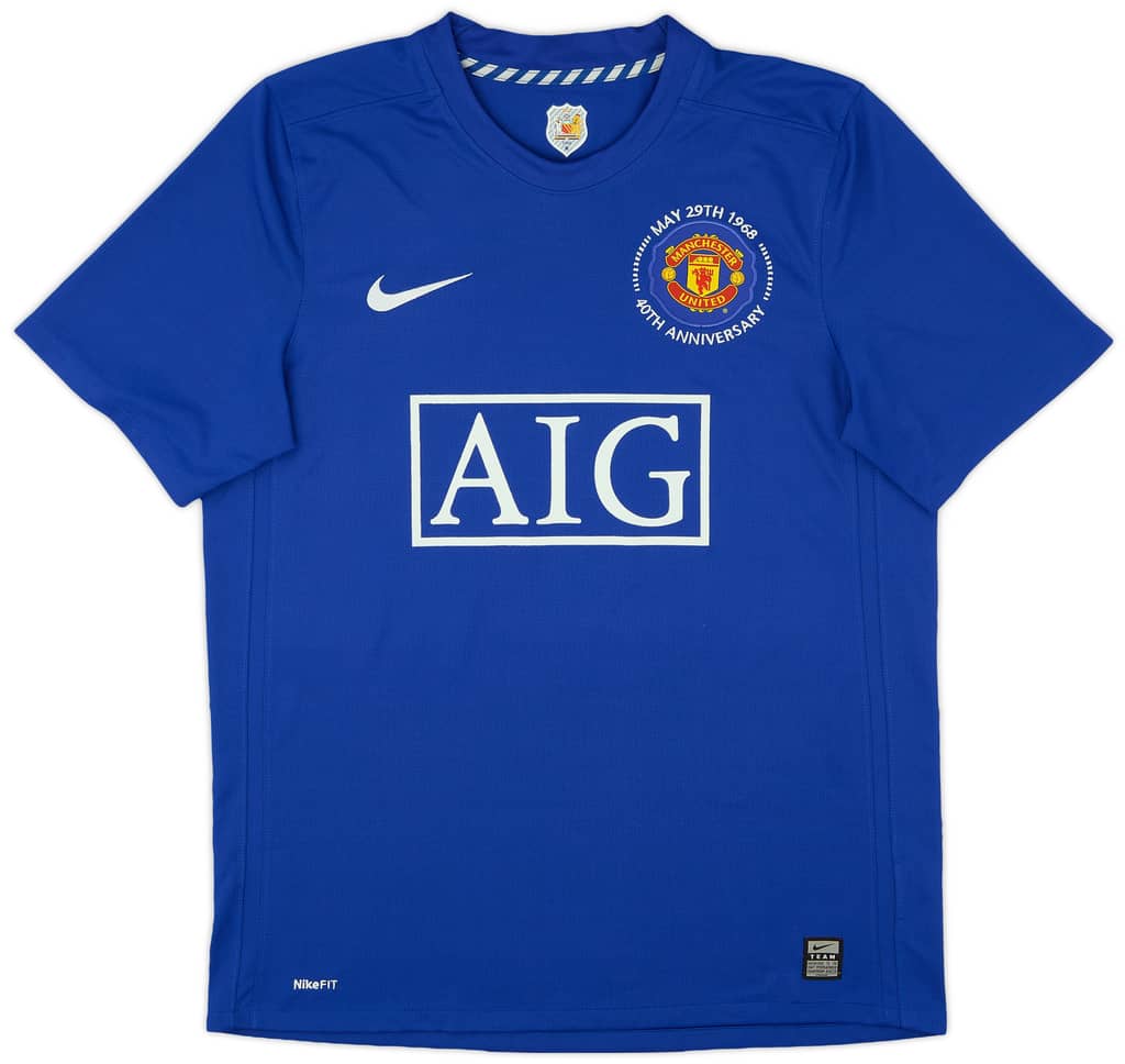2008-09 Manchester United Third Shirt Hargreaves #4 - 5/10 - (M)