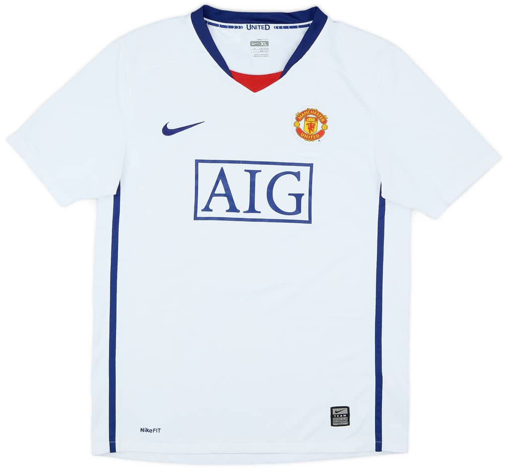 2008-10 Manchester United Away Shirt - 7/10 - (XL.Boys)