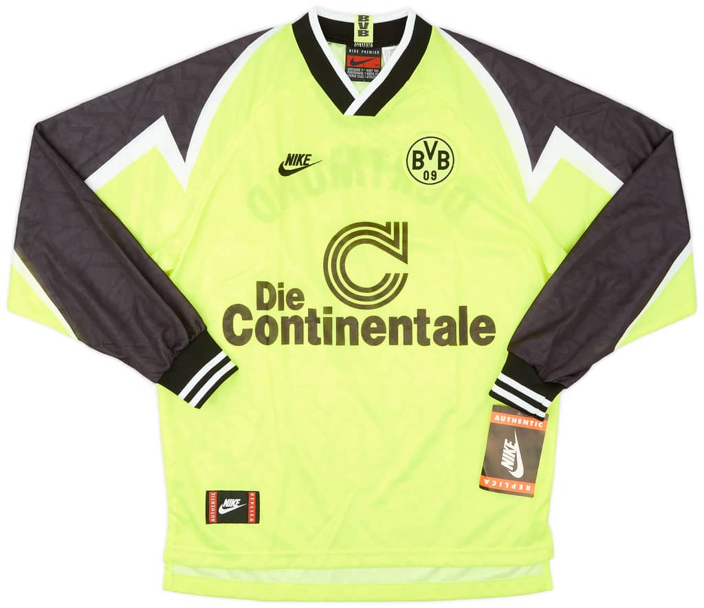 1995-96 Borussia Dortmund Home L/S Shirt (M)