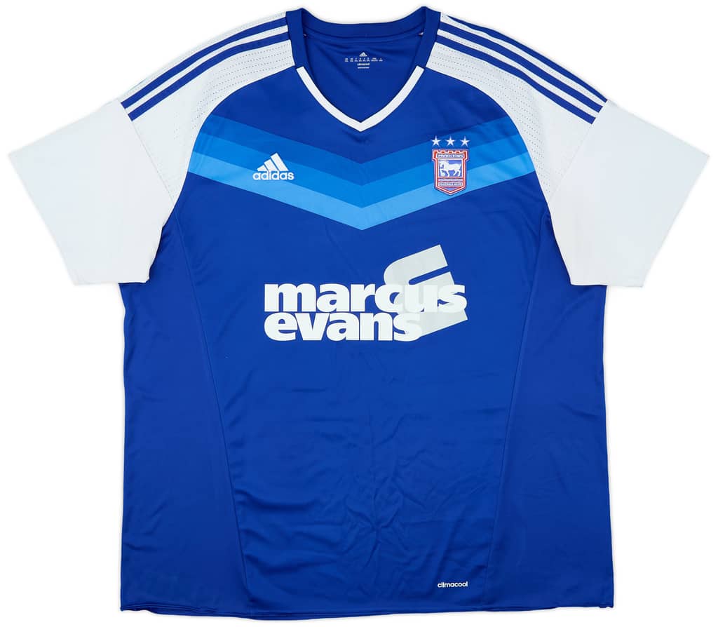 2016-17 Ipswich Home Shirt - 9/10 - (XXL)