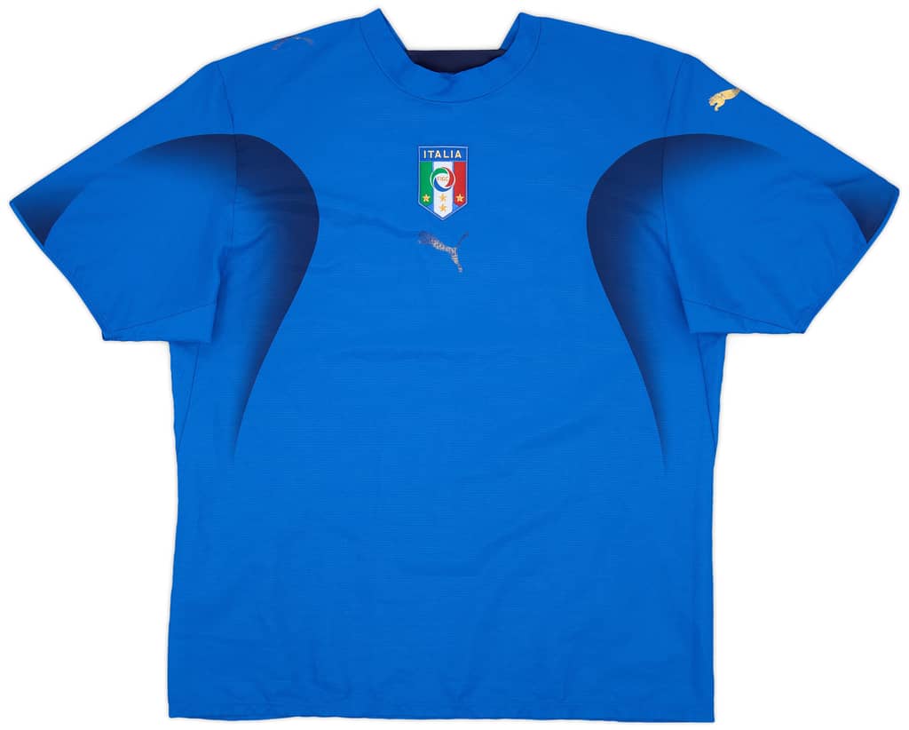 2006 Italy Home Shirt - 4/10 - (L)