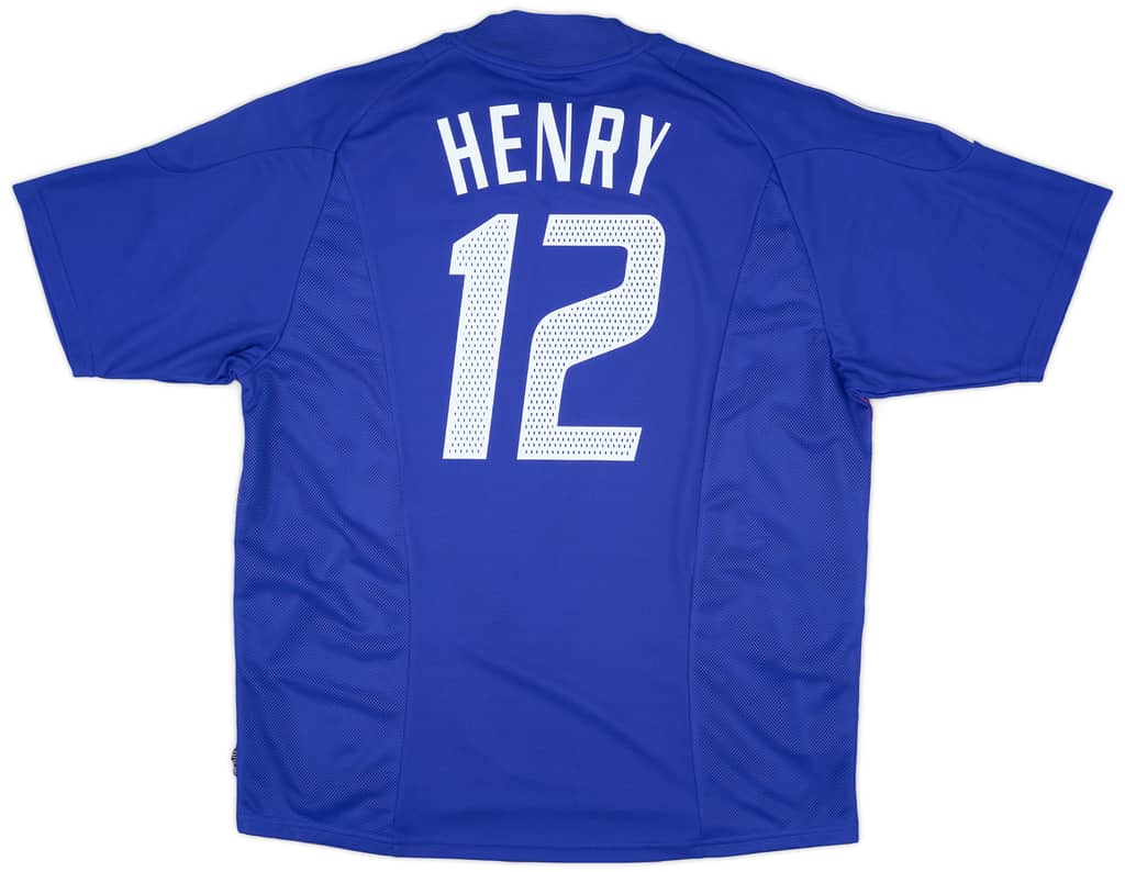 2002-04 France Home Shirt Henry #12 (XL)