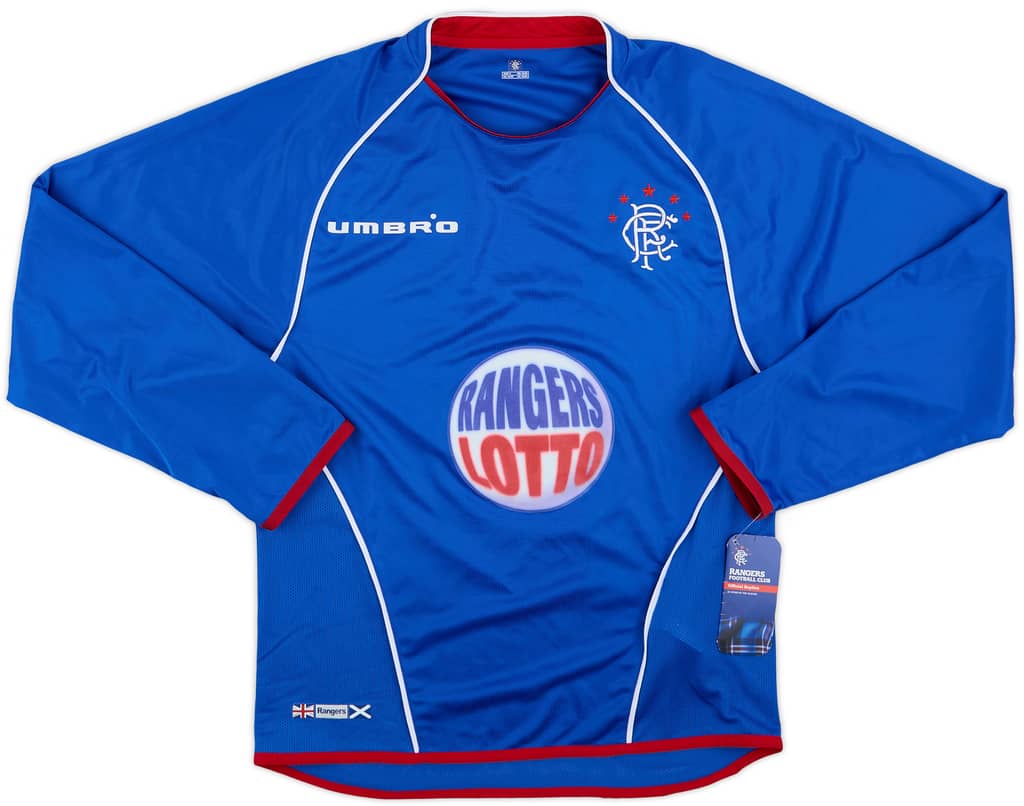 2005-06 Rangers Home L/S Shirt #11 (S)