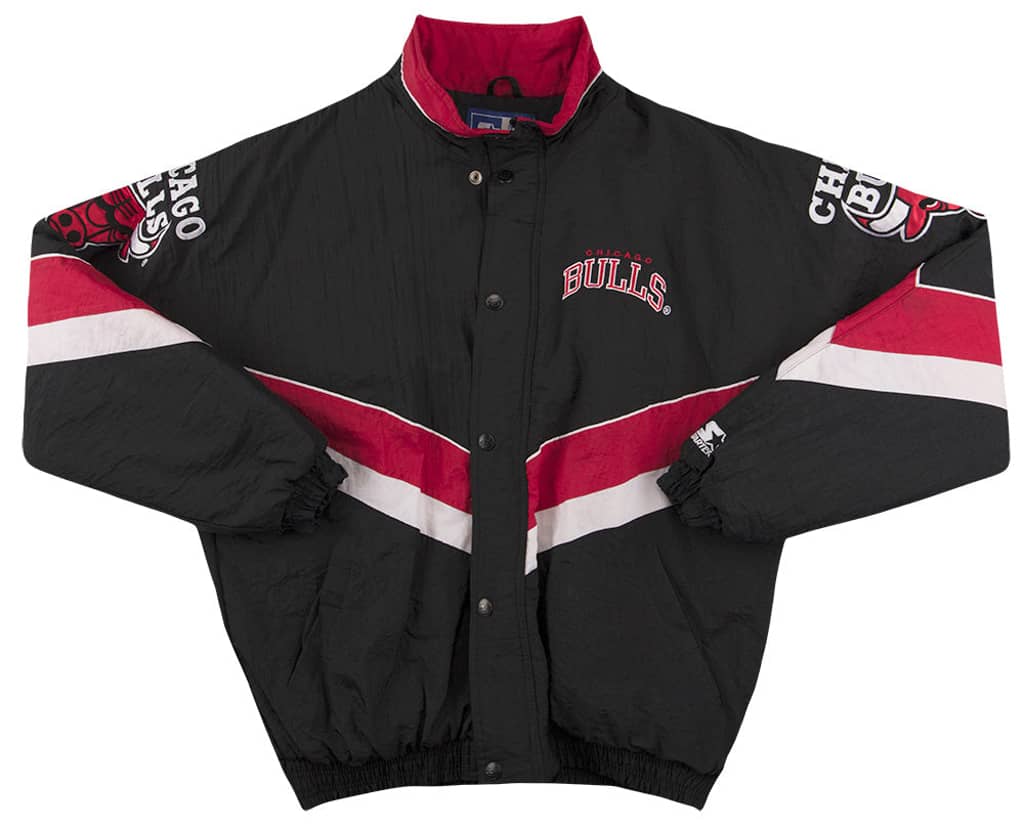 1990s Chicago Bulls Starter Rain Coat XL