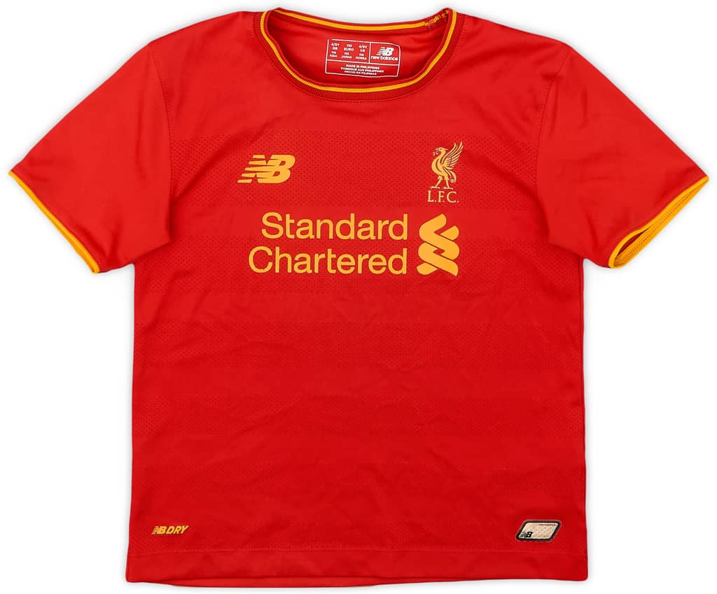 2016-17 Liverpool Home Shirt - 8/10 - (4-5Years)