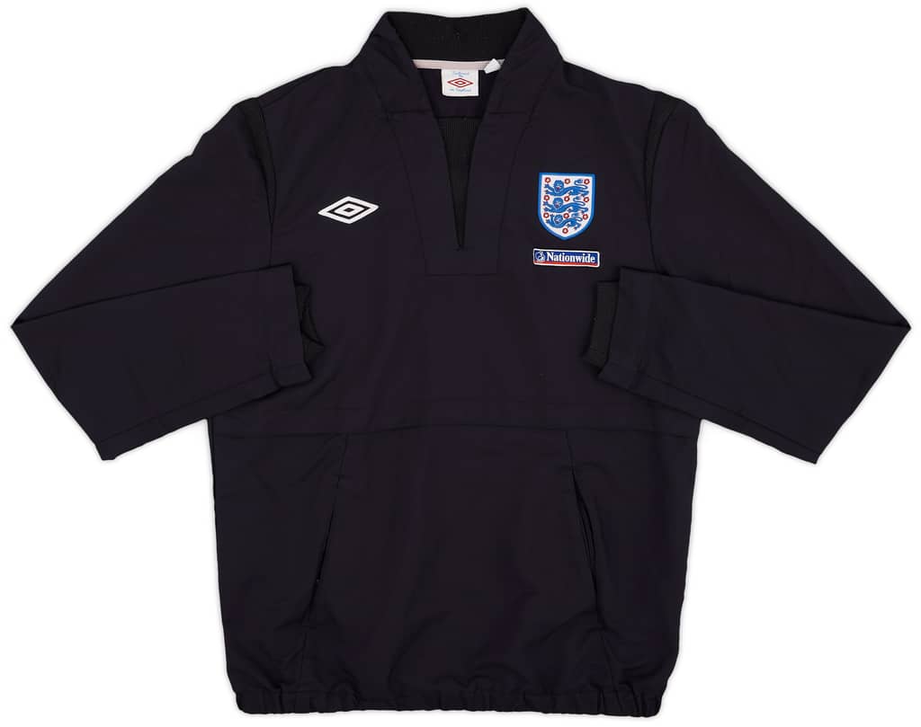 2010-11 England Umbro Drill Top - 9/10 - (M)