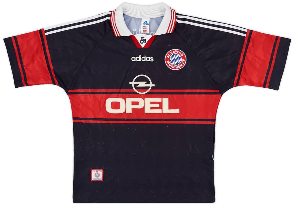 1997-99 Bayern Munich Home Shirt Elber #9 - 6/10 - (L)