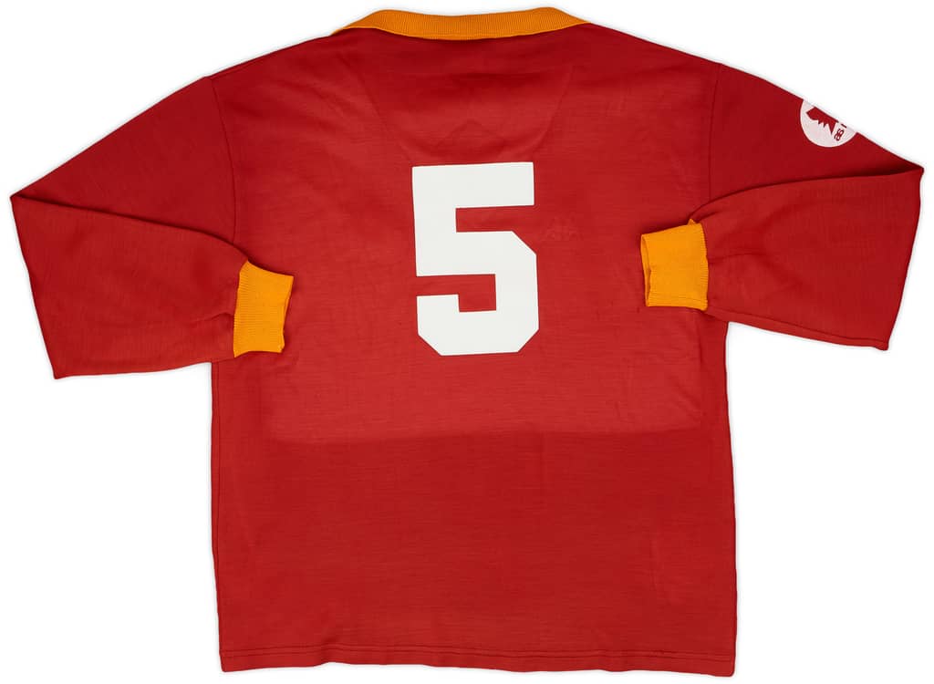 1984-85 Roma Home L/S Shirt #5 - 6/10 - (L)