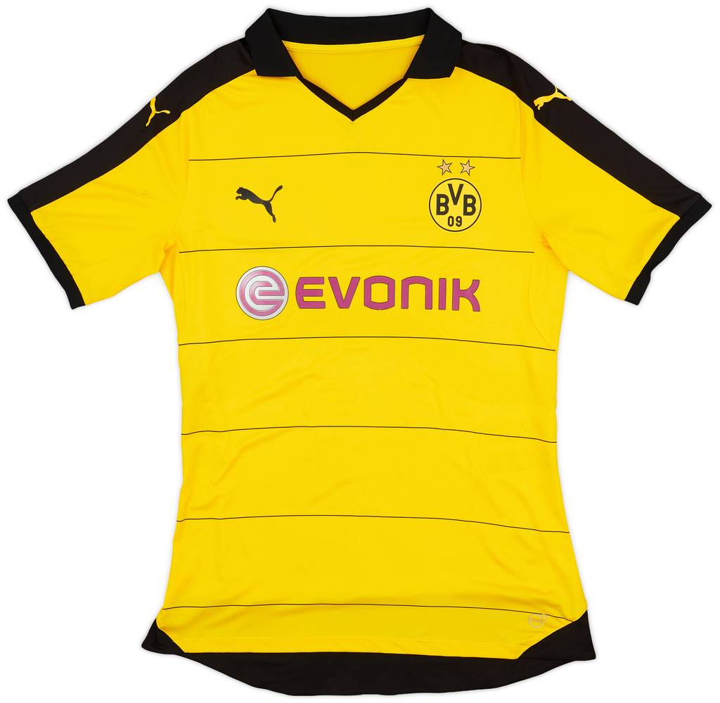 2015-16 Borussia Dortmund Authentic Home Shirt - 7/10 - (XXL)