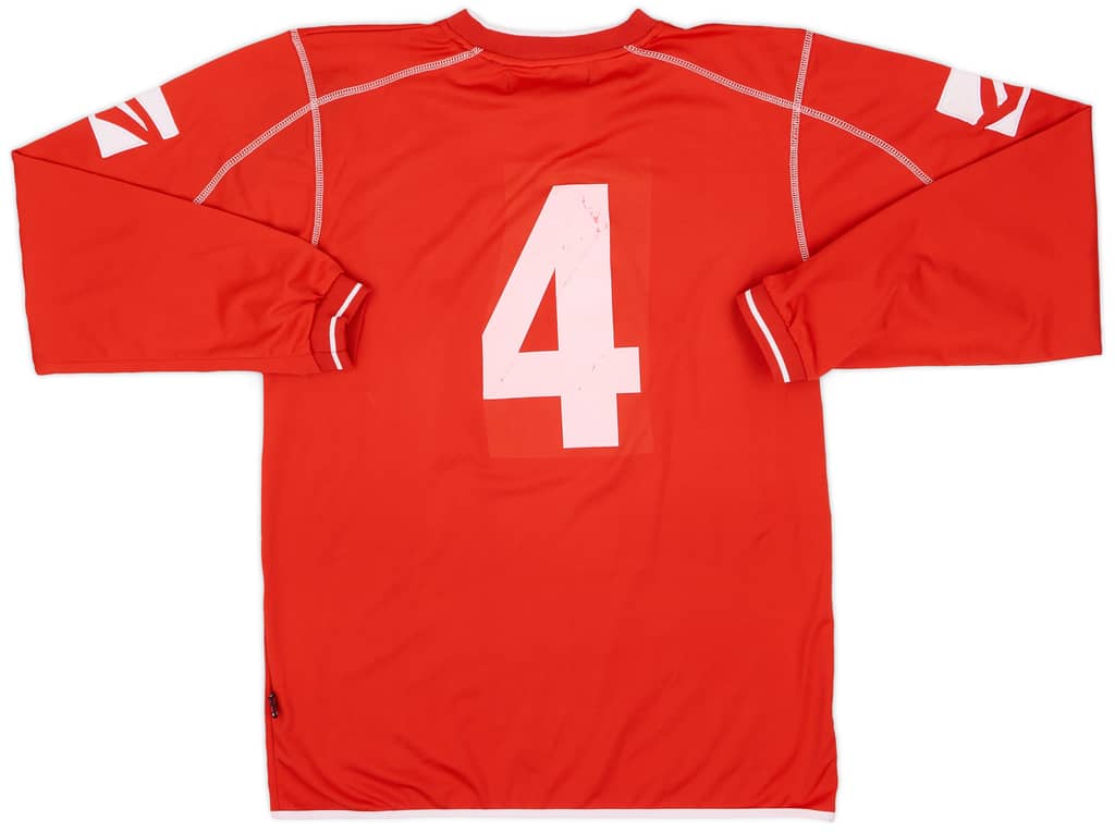 2004-05 Teramo Home L/S Shirt #4 - 5/10 - (XL)