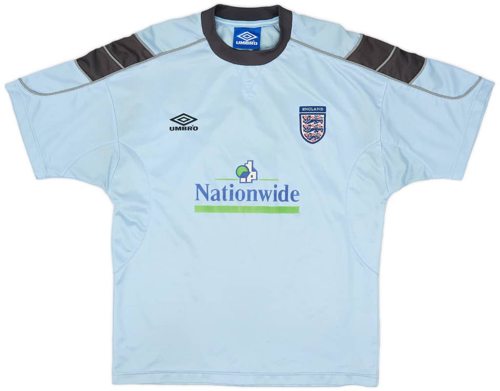 2000-01 England Umbro Training Shirt - 7/10 - (M)
