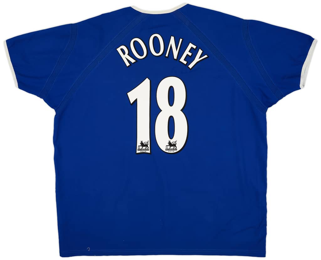 2003-04 Everton Home Shirt Rooney #18 - 6/10 - (XXL)