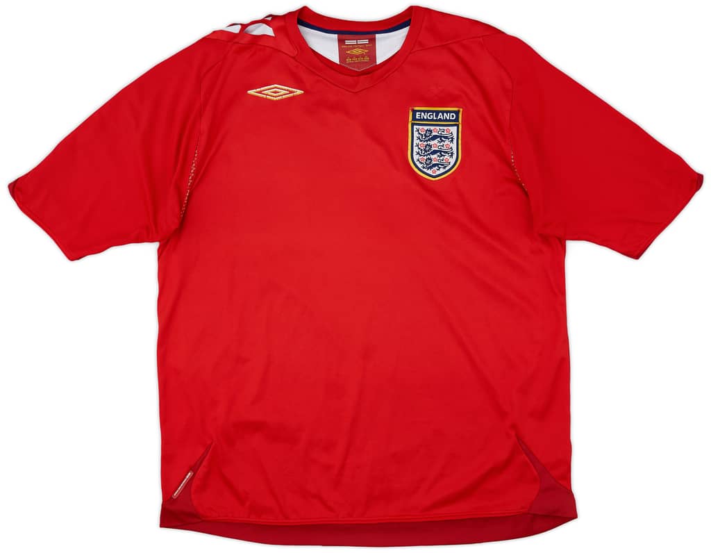 2006-08 England Away Shirt - 5/10 - (XL)
