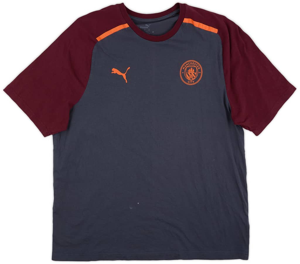 2023-24 Manchester City Puma Cotton Tee - 8/10 - (XL)