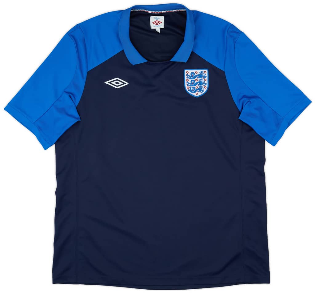 2010-11 England Umbro Training Shirt - 9/10 - (XL)