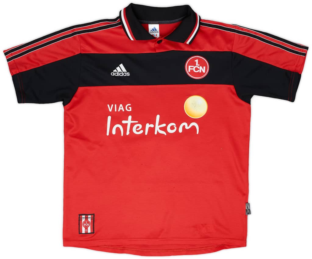 1999-00 Nurnberg Signed Home Shirt Beliakov #11 - 7/10 - (XL.Boys)