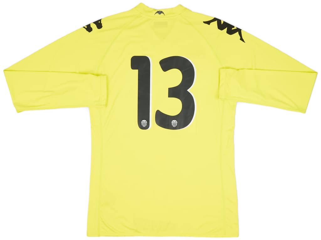 2010-11 Valencia GK Shirt #13 (Guaita) (L)