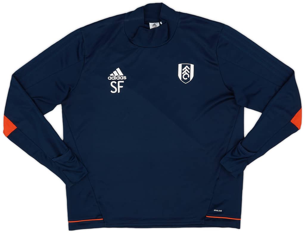 2017-18 Fulham Player Issue adidas Training Top #1 - 9/10 - (M)