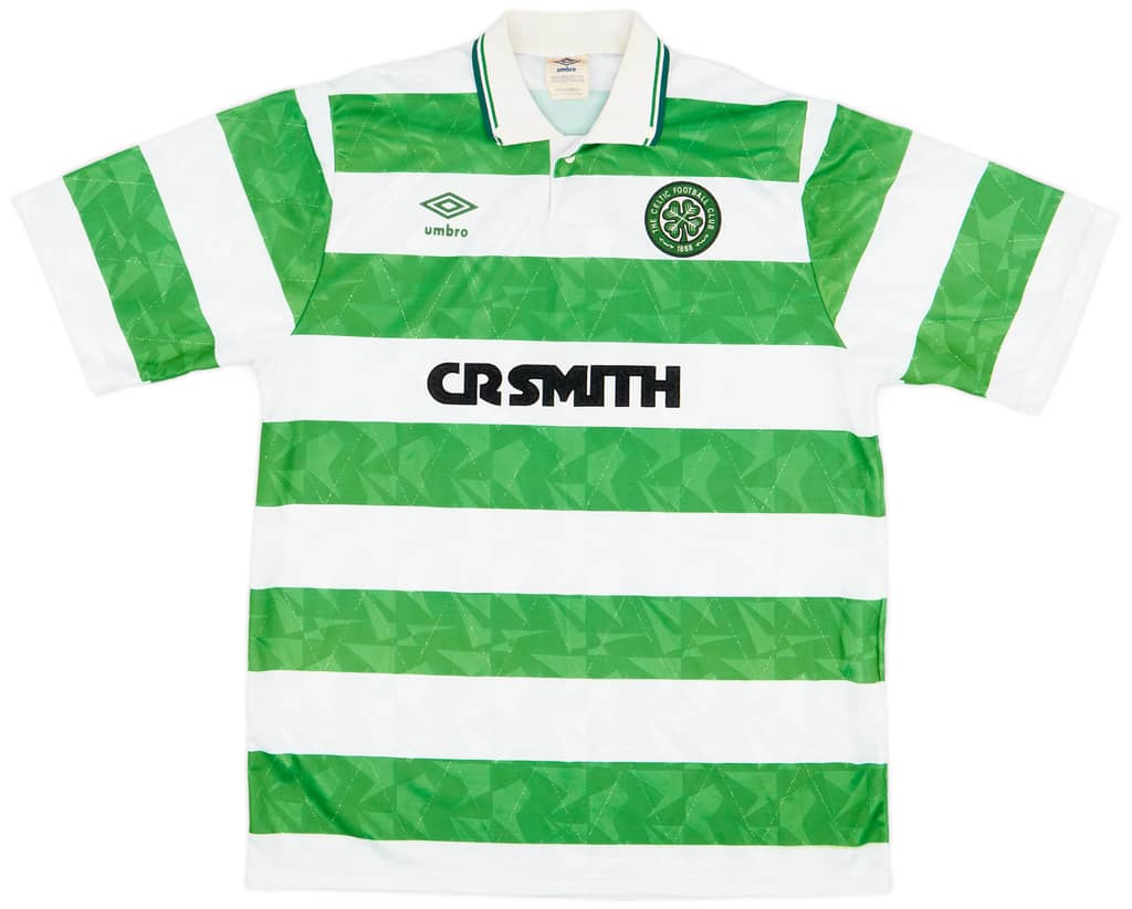 1989-91 Celtic Home Shirt - 9/10 - (L)