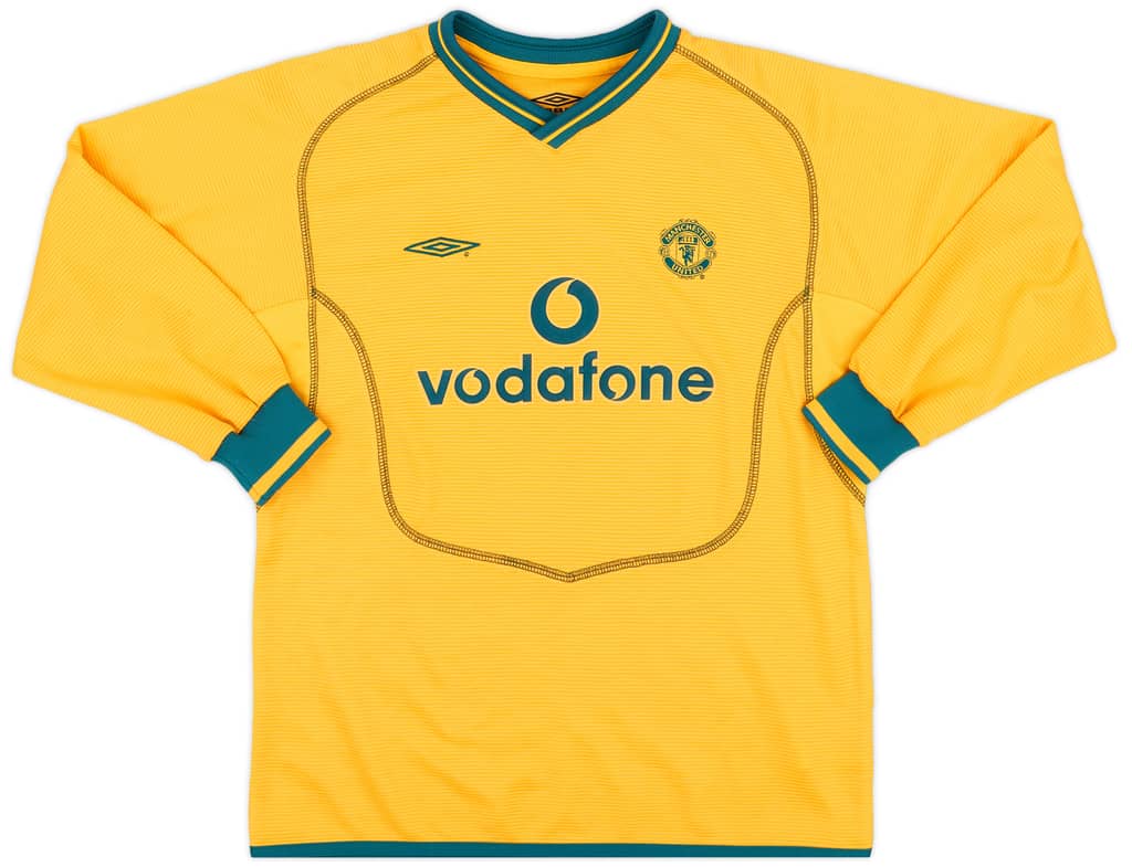 2000-02 Manchester United GK Shirt - 9/10 - (L.Boys)