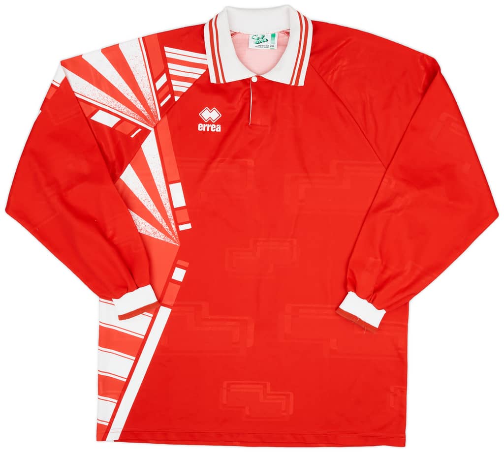 1995-97 Errea Template L/S Shirt #5 - 8/10 - (XXL)
