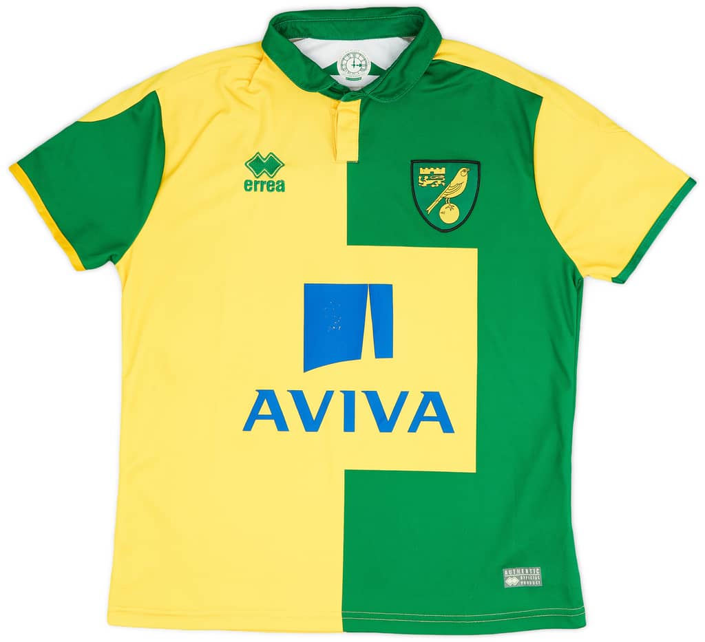 2015-16 Norwich Home Shirt - 6/10 - (S)