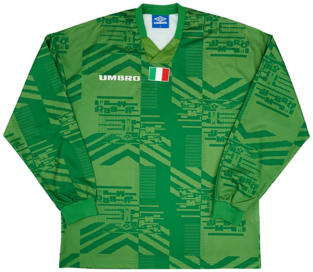 1990s Umbro Template L/S Shirt #6 - 8/10 - (XL)