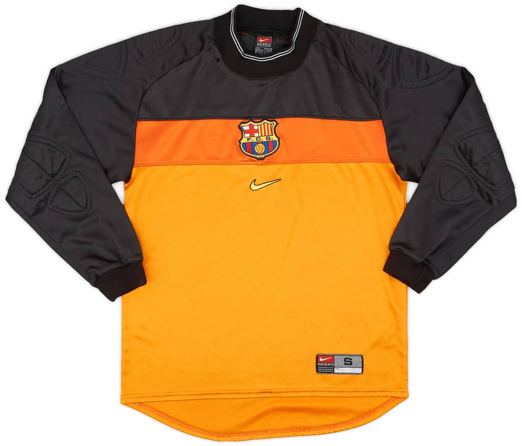1999-00 Barcelona GK Shirt - 9/10 - (S)