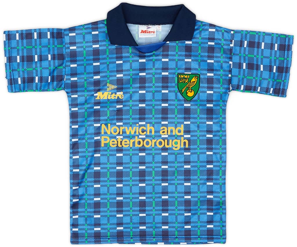 1994-96 Norwich Away Shirt - 8/10 - (XS.Boys)
