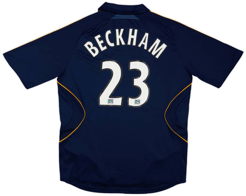 2007-08 LA Galaxy Away Shirt Beckham #23 - 5/10 - (L)