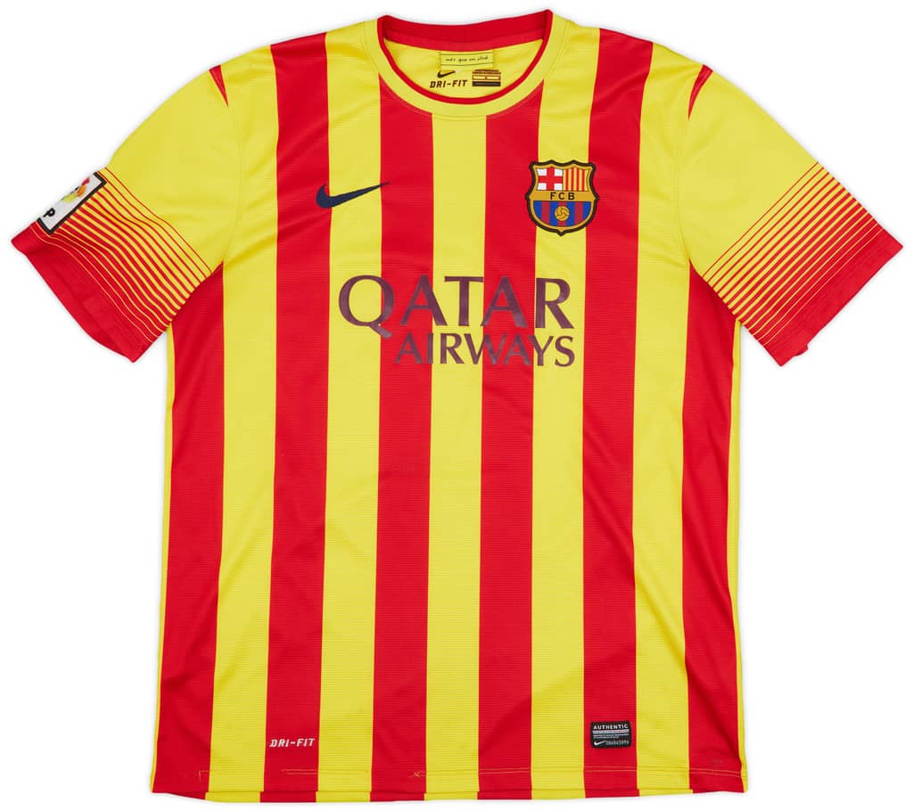 2013-15 Barcelona Away Shirt Messi #10 - 7/10 - (L)