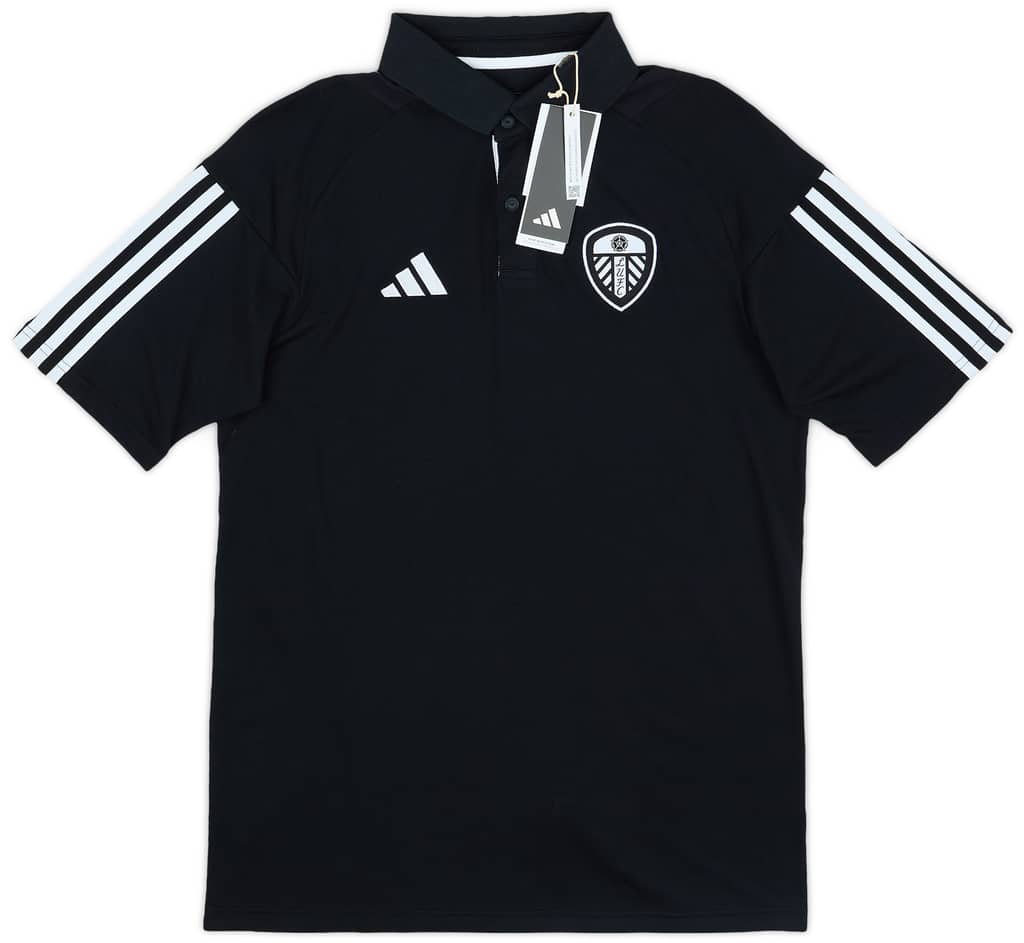 2023-24 Leeds United adidas Polo T-Shirt (XS)
