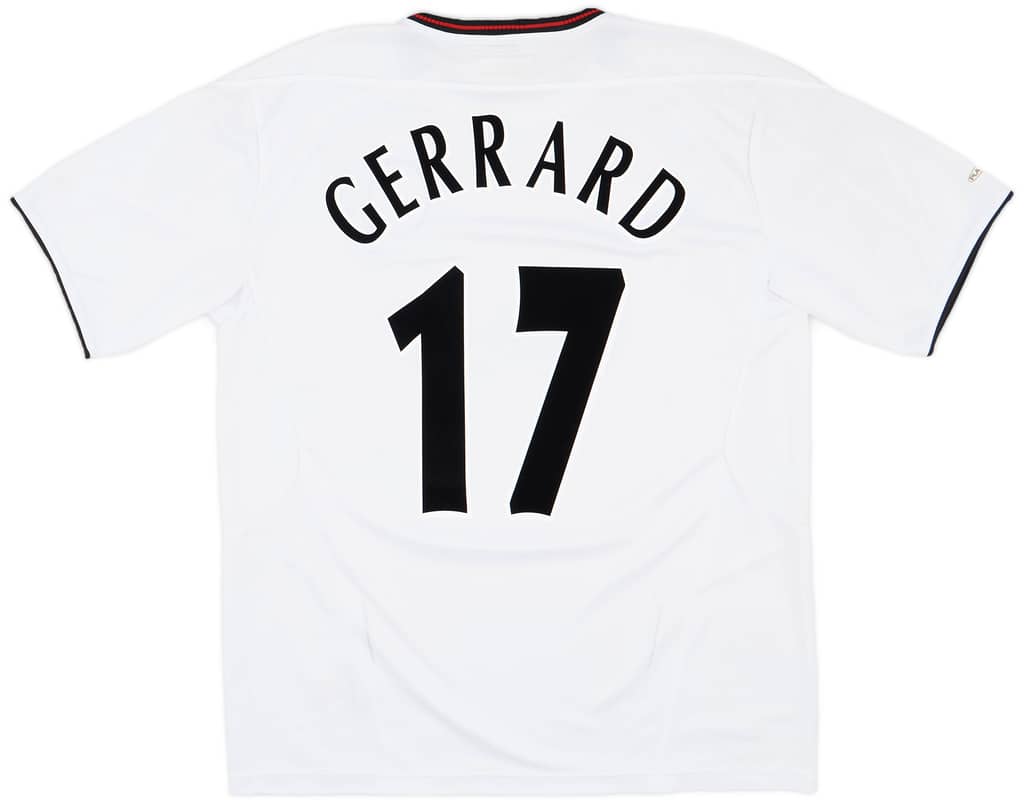 2003-04 Liverpool Away Shirt Gerrard #17 - 6/10 - (L)