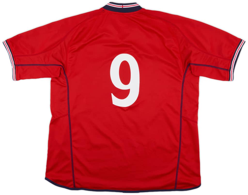 2002-04 England Away Shirt #9 - 8/10 - (XXL)