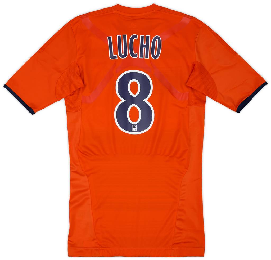 2011-12 Olympique Marseille Player Issue TechFit Third Shirt Lucho #8 - 10/10 - (L)