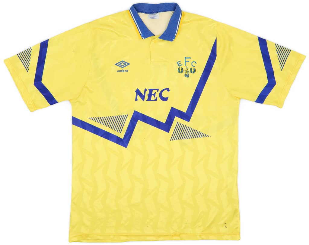 1990-92 Everton Away Shirt - 8/10 - (L)
