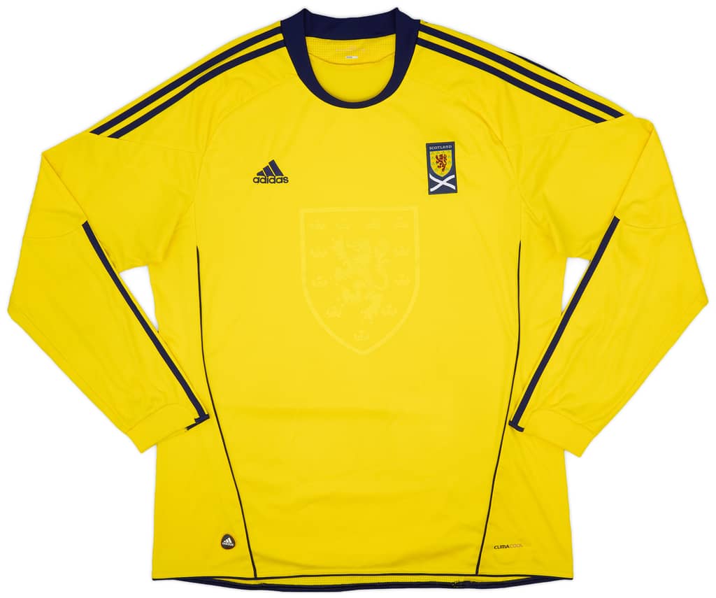 2010-11 Scotland Away L/S Shirt - 9/10 - (XL)
