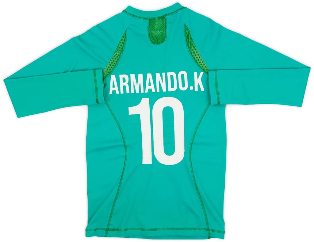 2000s Deportivo Cali Home L/S Shirt Armando.K #10 - 7/10 - (M)