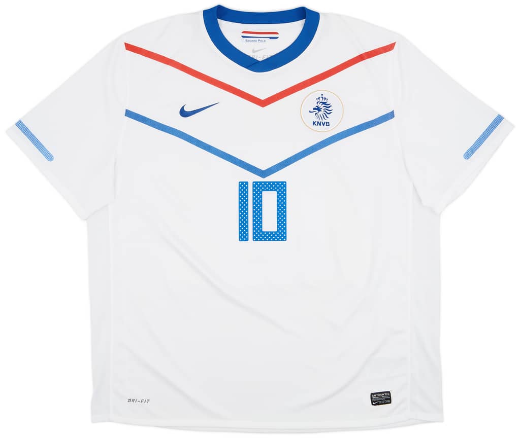 2010-11 Netherlands Away Shirt Robben #11 - 8/10 - (XXL)
