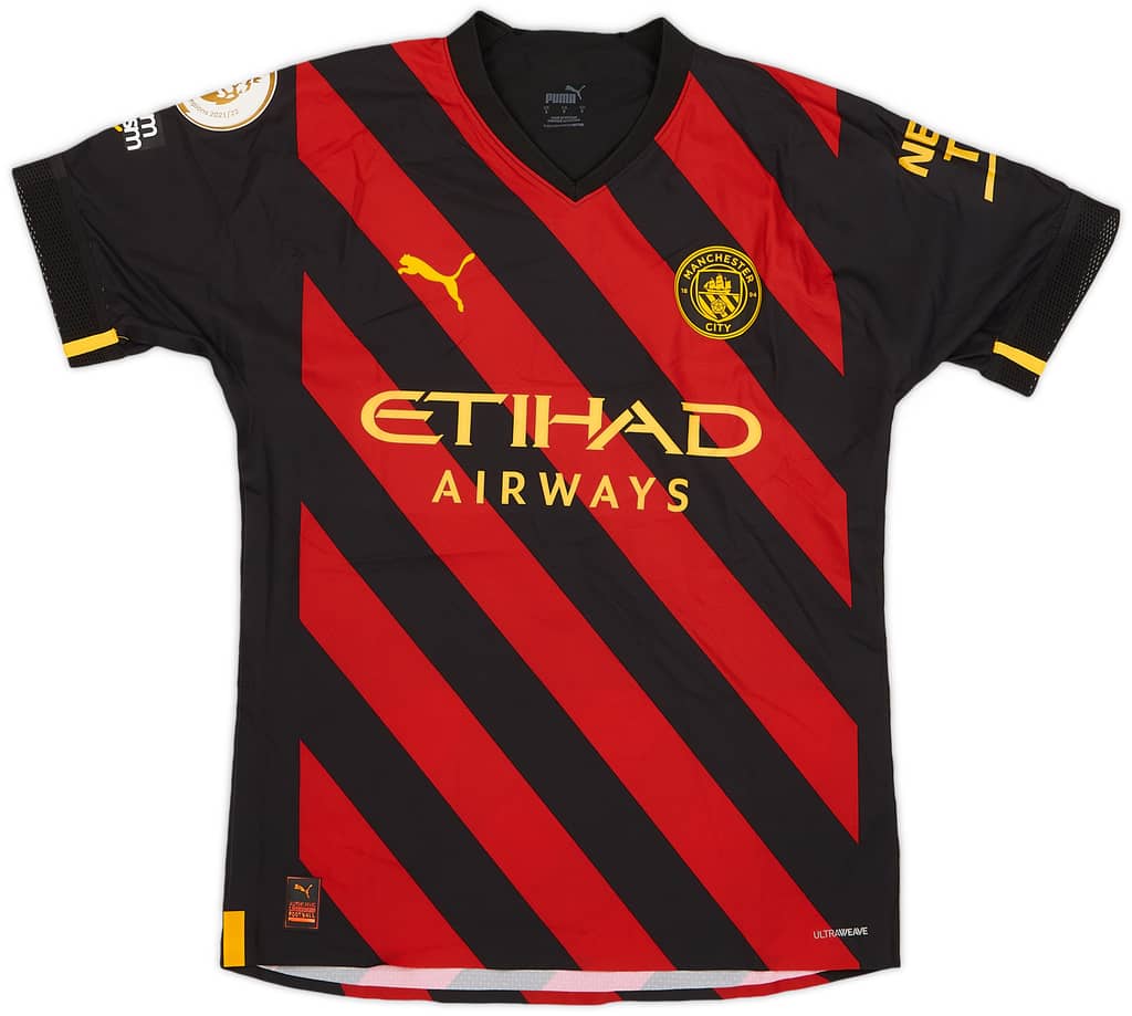 2022-23 Manchester City Match Issue Away Shirt Joao Cancelo #7
