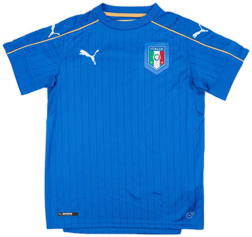2016-17 Italy Home Shirt - 10/10 - (XL.Boys)