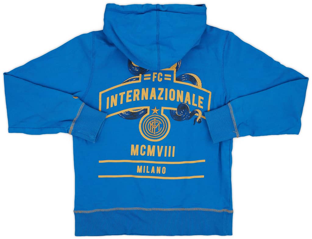2011-12 Inter Milan Nike Hooded Top - 8/10 - (S)