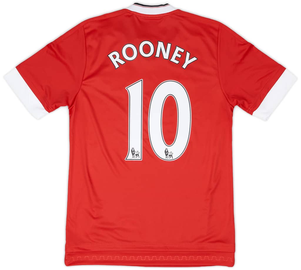 2015-16 Manchester United Home Shirt Rooney #10 (S)