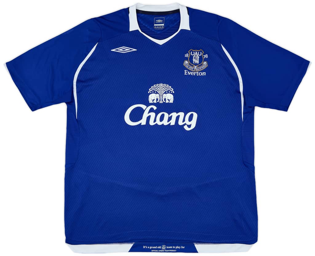 2008-09 Everton Home Shirt Cahill #17