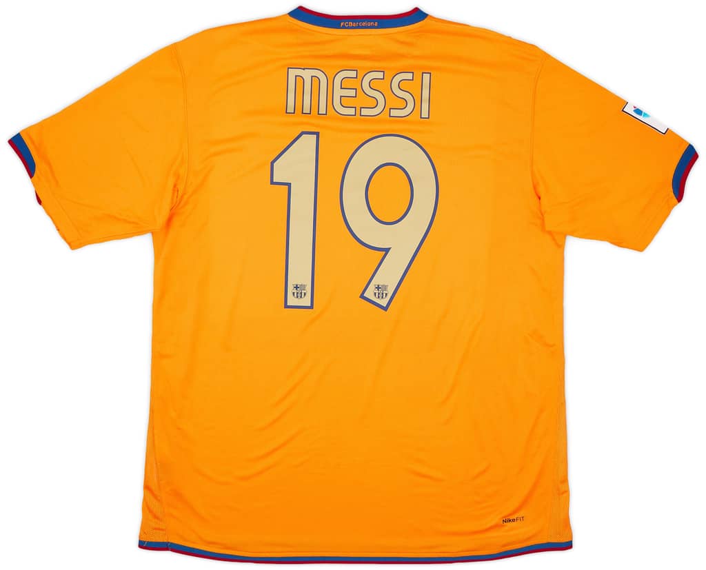 2006-08 Barcelona Away Shirt Messi #19