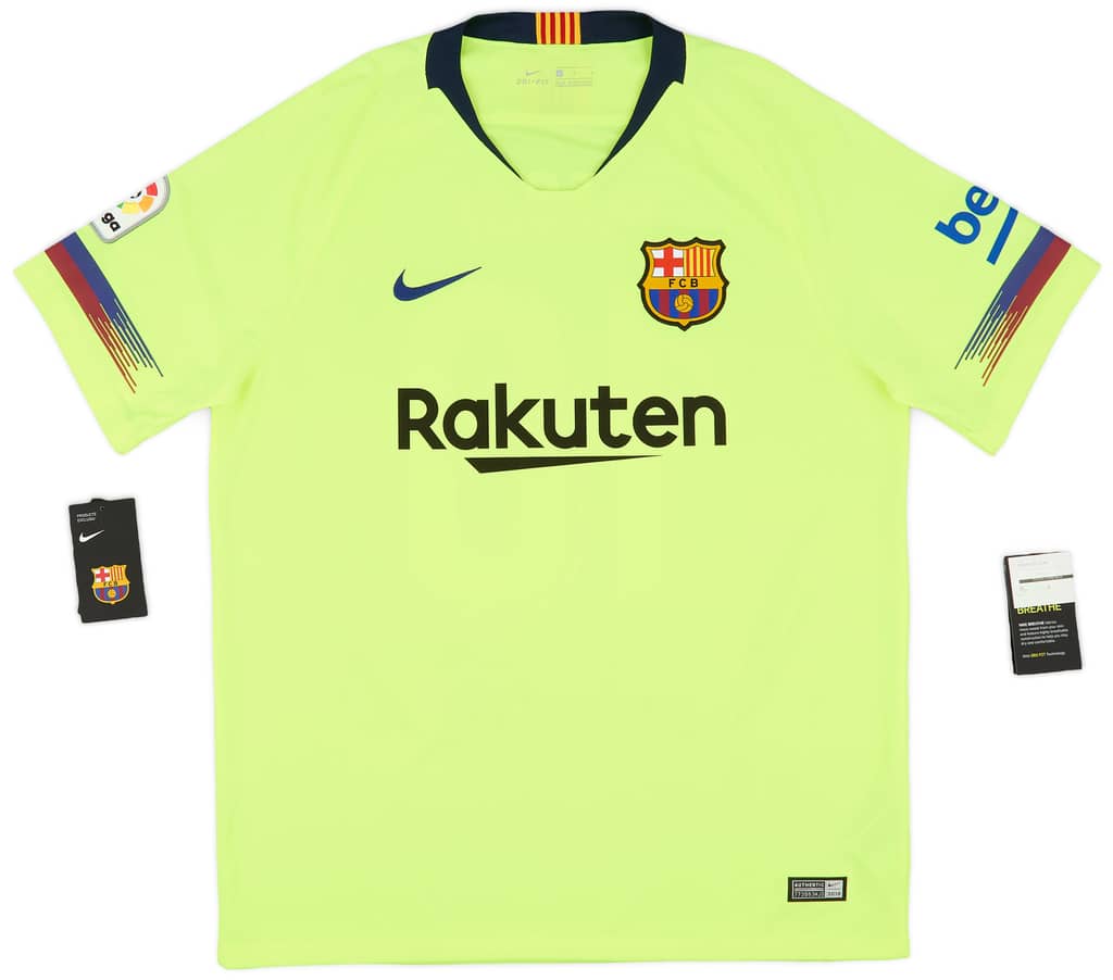 2018-19 Barcelona Away Shirt Messi #10 - 8/10 - (S)