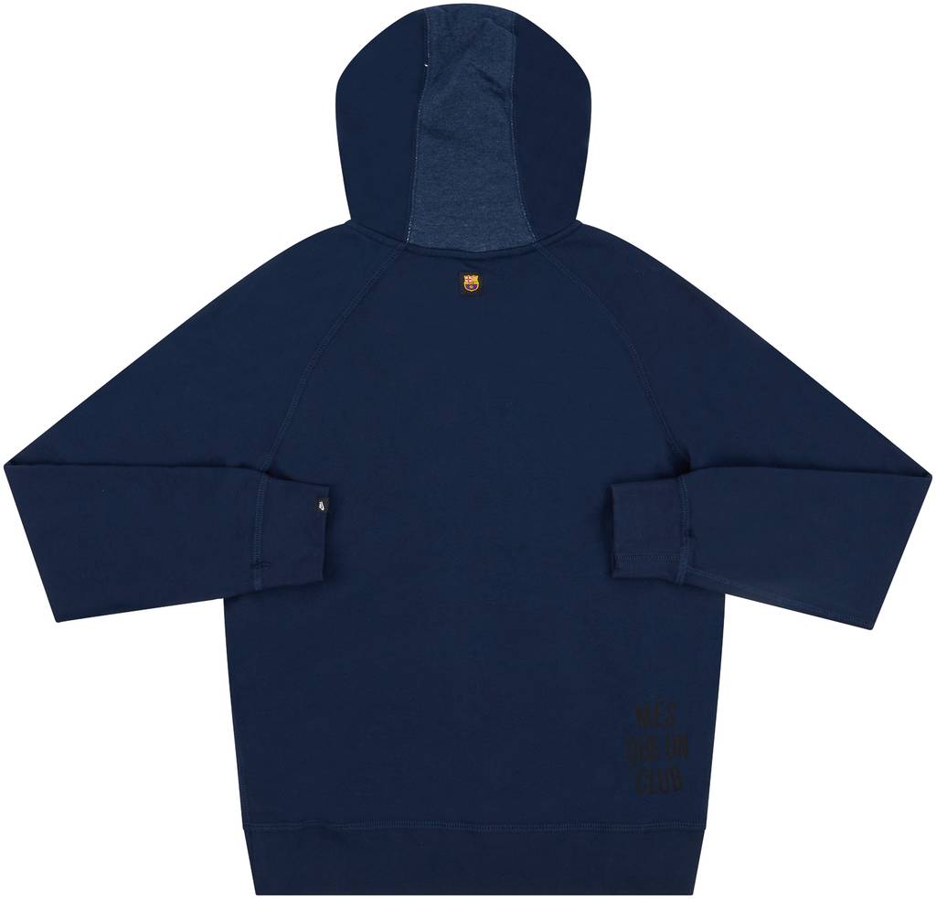 2015-16 Barcelona Nike Hooded Sweat Jacket