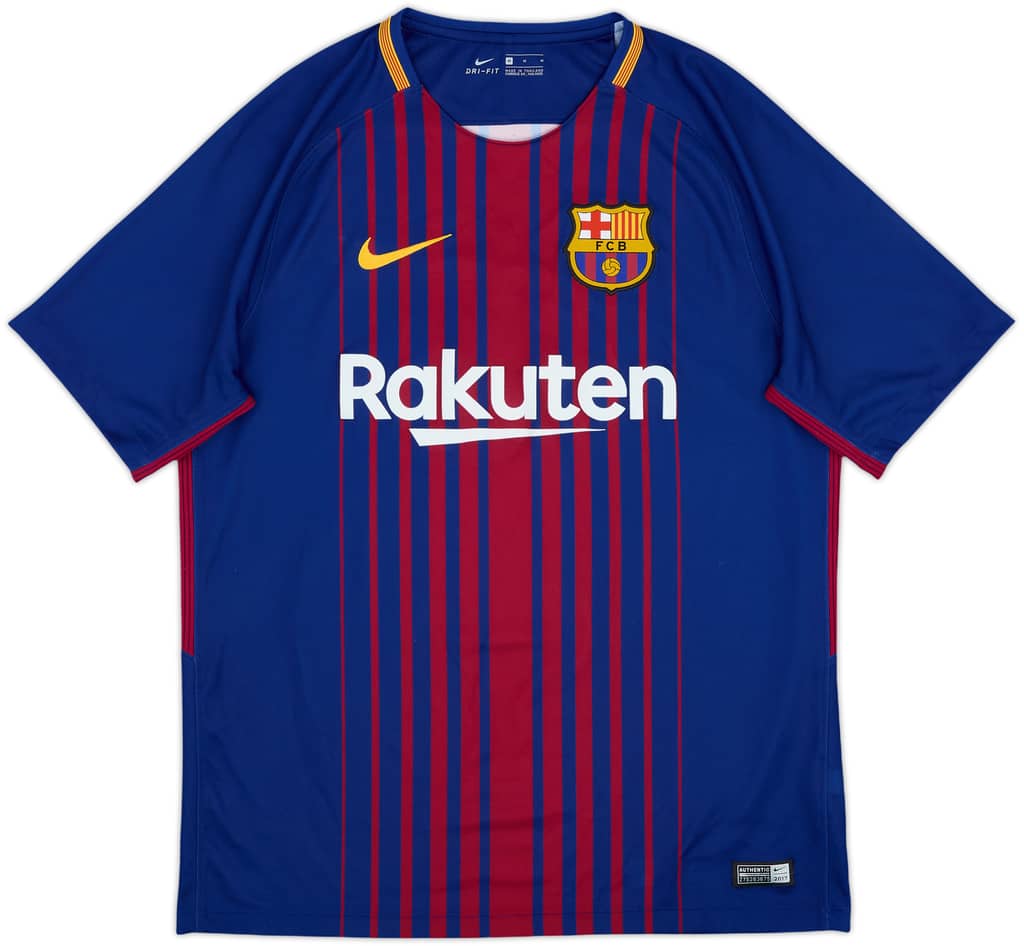 2017-18 Barcelona Home Shirt Suarez #9